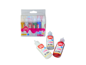 Cola com glitter 20 g – blíster 6 cores - yin´s - yp7423