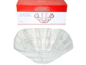 Centro de mesa  em vidro 25cm - jordão - hauscraft