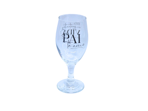 Taça cristal 330ml pai te amo - presente especial