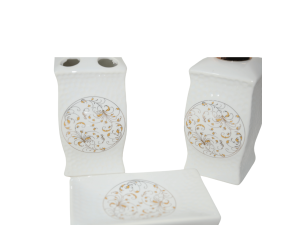 Kit de banheiro  c/3 pcs moderno - wellmix - wx6284