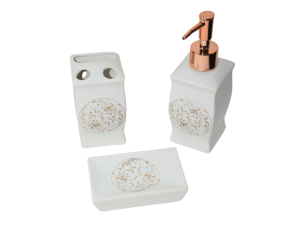 Kit de banheiro  c/3 pcs moderno - wellmix - wx6284