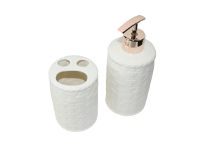 Kit banheiro c/2 pcs elegante - sanxia - sxhw-5224