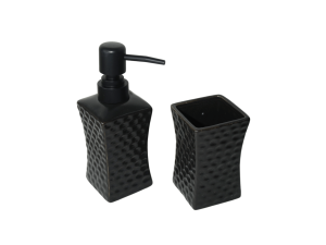 Jogo para banheiro com 2 peças sofisticado - wellmix - wx11076