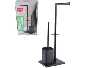 Suporte 2em 1 c/escova sanitaria - clink - ck6926