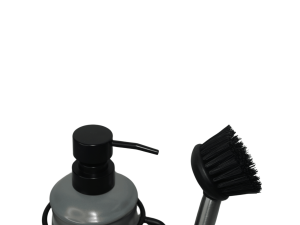 Porta sabonete c/ escova para limpeza  - 1374 amigold 