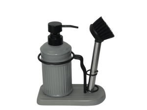 Porta sabonete c/ escova para limpeza  - 1374 amigold 