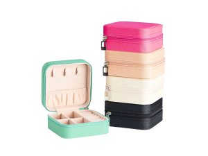 Porta Jóiais Mini e portátil delicado com cores vibrantes - Dantas - DT1383