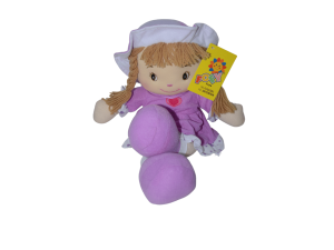 Boneca de pano com vestidinho - fofy toys - wdl15520