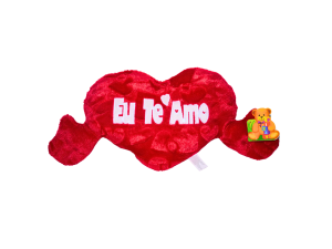 Almofada pelucia 30cm eu te amo - fizzy - fe6848