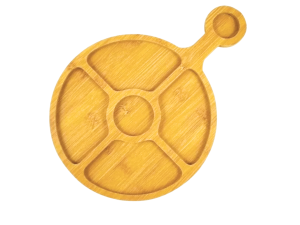 Petisqueira c/5 divisorias em bambu - casita - cx126