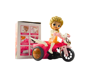 Princesa aventureira com tricicolo