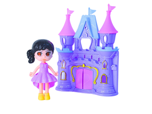 Kit princesa com castelo montável