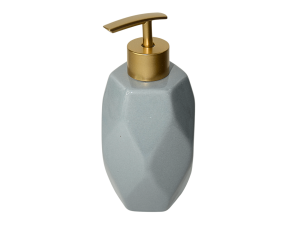 Porta sabonete líquido elegante e minimalista - cinza - amigold